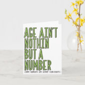 Funny Getting Old Birthday Card Kaart (Gele Bloem)