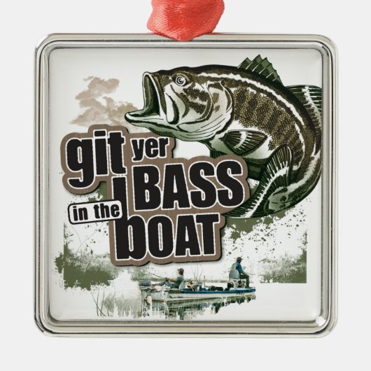 Funny Gevist Metalen Ornament (Voorkant)