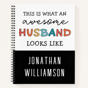 Funny Geweldige Husband Gifts Beste man ooit Notitieboek