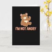 Funny Gezegde Aggressive Kaart (Gele Bloem)