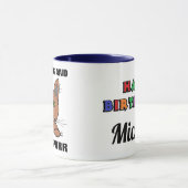 Funny Gezegde Cat Blue, speciaal gepersonaliseerd  Mok (Midden)