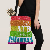 Funny Gezegde Gay Pride Humor Rainbow Glitter Draagtas (Dichtbij)