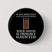 Funny Gezegde Ghost Hunter Ronde Button 5,7 Cm (Voorkant)