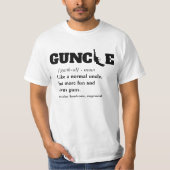 Funny Gezegde - GUNcle Funny Oom Pistool T-shirt (Voorkant)