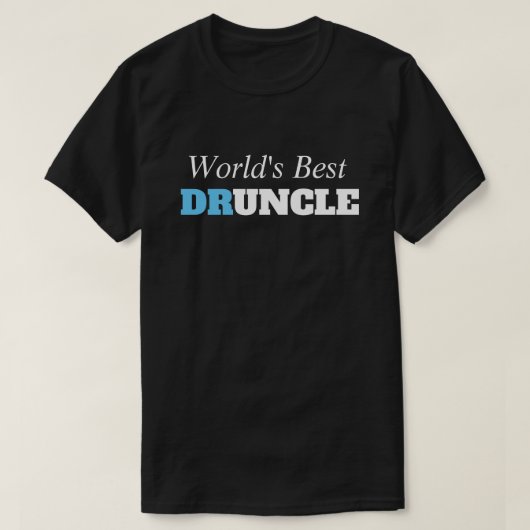 Funny Gezegde - 's Werelds beste druppeltje grappi T-shirt (Design voorkant)
