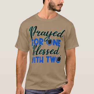 Funny Gezegde zonder tweeling Zwangerschap Cute Ba T-shirt