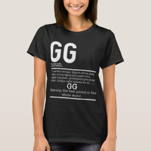 Funny GG Definition Grandma Moederdag Gifts T-shirt