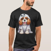 Funny Ghost Cavalier King Charles Spaniel Dog Love T-shirt (Voorkant)