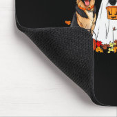 Funny Ghost German Shepherd Halloween Dog Mom Dog Muismat (Hoek)