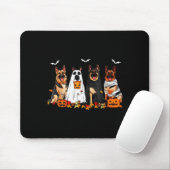 Funny Ghost German Shepherd Halloween Dog Mom Dog Muismat (Met muis)