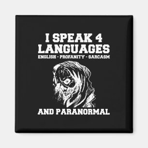 Funny Ghost Hunting Shirt Sarcastisch Paranormaal Magneet