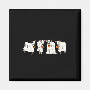 Funny Ghost Koeien Halloween Dieren Koe Lover Spoo Magneet