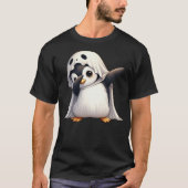 Funny Ghost Penguin Halloween Animals Penguin Love T-shirt (Voorkant)