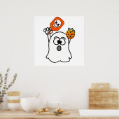 Funny Ghost Pplay Pickleball Halloween Poster (Keuken)