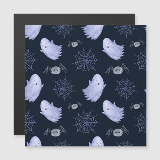 Funny Ghost Spider Halloween Patroon. (Voorkant / Achterkant)