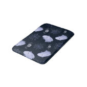 Funny Ghost Spider Halloween Patroon. Badmat (Gekanteld)