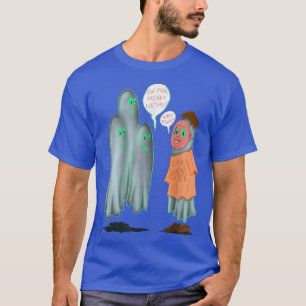 Funny Ghost Spooky Halloween Mannen vrouwen 914 T-shirt