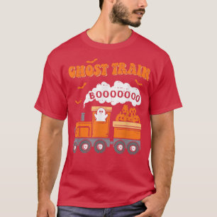 Funny Ghost Train Boo Halloween Costume Kinder Boy T-shirt