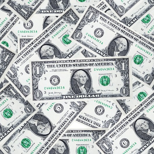 Funny gift classic dollar print with custom name