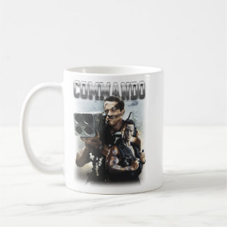Funny Gift Commando Bootleg T-shirt Arnold Schwarz Koffiemok