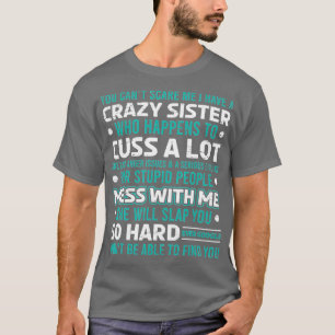 Funny Gift for Brother van Geweldige zuster Birthd T-shirt