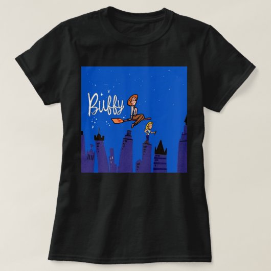 Funny Gift for Buffy Bewitch Retro T-shirt (Design voorkant)