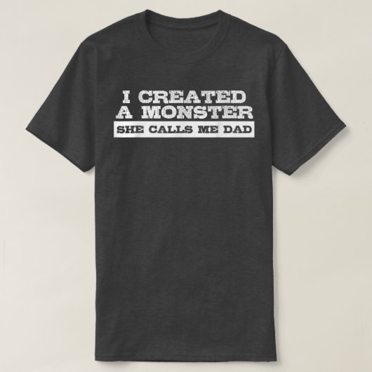 Funny Gift for Dad from Daughter First Father's Da T-shirt (Design voorkant)