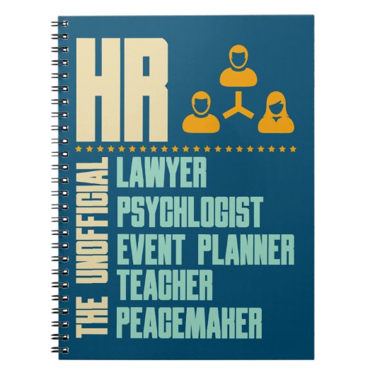 Funny Gift for HR person | HR Manager Cadeauidee Notitieboek (Voorkant)