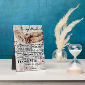 Funny Gift for Man | Funny Quotes to Husband | Fotoplaat (Zijkant)