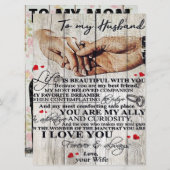 Funny Gift for Man | Funny Quotes to Husband | Menu (Voorkant / Achterkant)