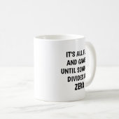 Funny Gift for Wiskunde Teacher Coffee Mok (Voorkant rechts)