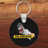 funny gift, humor, joke, hilarious, comedy T-Shirt Sleutelhanger (Voorkant)