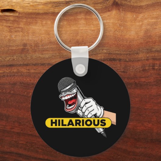 funny gift, humor, joke, hilarious, comedy T-Shirt Sleutelhanger (Voorkant)
