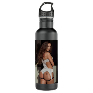 Funny Gift Lana Rhoades Cute Love Mannen Waterfles