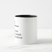 Funny Gift voor Vrouwen Mannen Custom Name Definit Mok (Midden)