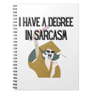 Funny Gift, Witty Humoureuze Gift, Afstuderen Gift Notitieboek