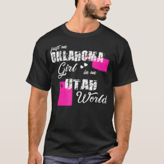 Funny Gifts Oklahoma is gewoon een Oklahoma meisje T-shirt