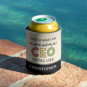 Funny Gifts voor CEO Geweldige CEO Boss Gifts Blikjeskoeler
