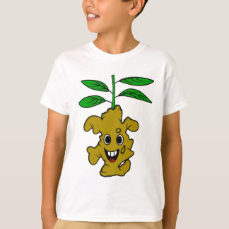 Funny Ginger Plant Illustratie T-shirt