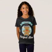 Funny Gingerbread Cookie Het perfecte Man Single C T-shirt (Voorkant volledig)