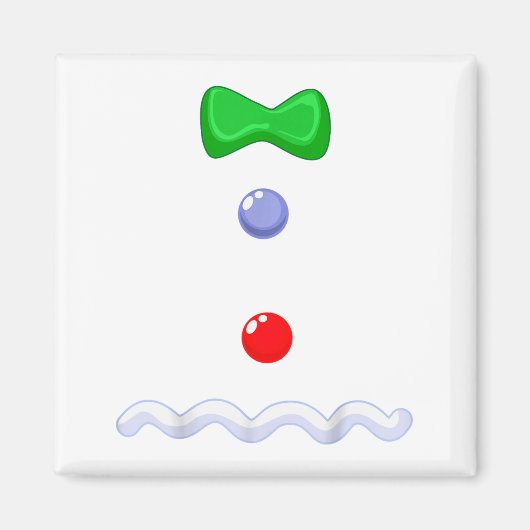 Funny Gingerbread Man Christmas Costume  Magneet (Voorkant)