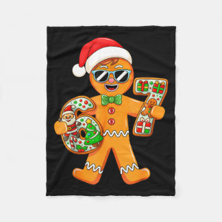 Funny Gingerbread Six Seven 67 Gingerbread Man Xma Fleece Deken