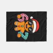 Funny Gingerbread Six Seven 67 Ice Cream Drip Chri Fleece Deken (Voorkant (Horizontaal))