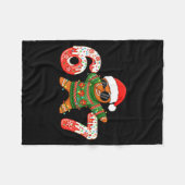 Funny Gingerbread Six Seven 67 Ice Cream Drip Chri Fleece Deken (Voorkant (Horizontaal))