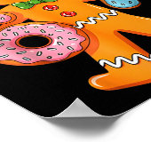 Funny Gingerbread Six Seven 67 Ice Cream Drip Chri Poster (Hoek)