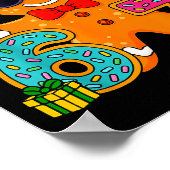 Funny Gingerbread Six Seven 67 Ice Cream Drip Chri Poster (Hoek)