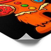 Funny Gingerbread Six Seven 67 Ice Cream Drip Chri Poster (Hoek)