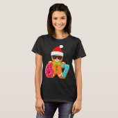 Funny Gingerbread Six Seven 67 Ice Cream Drip Chri T-shirt (Voorkant volledig)