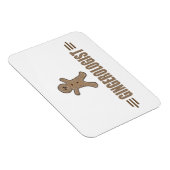 Funny Gingerbrood Cookie Magneet (Rechterzijde)