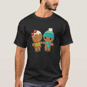 Funny Gingerbrood-sieraden Xmas Cookies Kerstmis T-shirt (Voorkant)